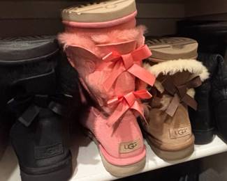 Pink Ugg Bailey Bow Boots Assortment