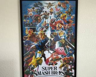 Super Mario and Super Smash Bros. Ultimate Framed Art Prints second image