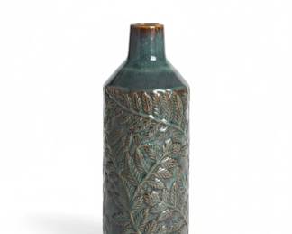 Assorted Ceramic Vases with Drip and Embossed Glazes second image