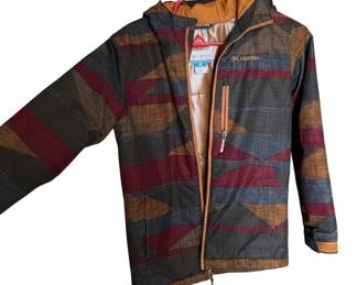 Columbia Sportswear Youth Ski Jacket  Geometric Southwest Aztec Pattern