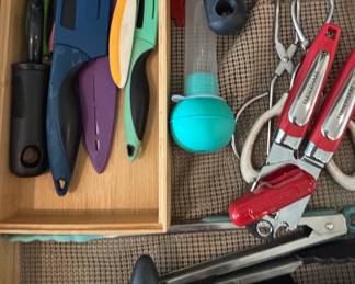 Assorted Kitchen Utensils and Cutlery