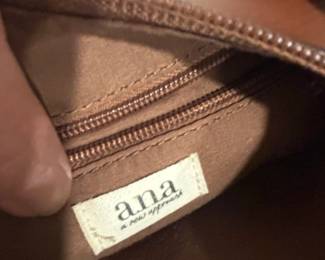 Ana a New Approach Brown Leather Shoulder Bag second image