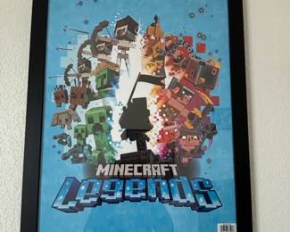 Minecraft Legends  Key Art Framed Poster