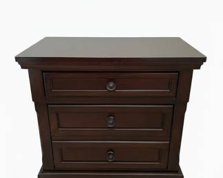 Ashley Furniture Porter Dark Wood Nightstand second image
