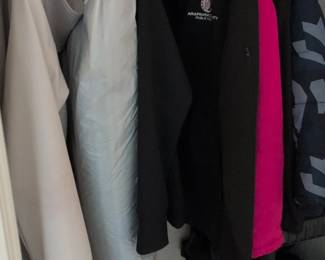 Assorted Jackets and Footwear