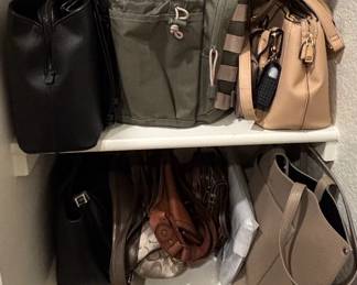 Assorted Womens Handbags and Purses