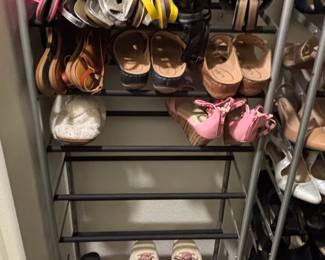 Assorted Womens Footwear Collection with Embellished Heels and Wedges