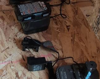 Ryobi V ONE Lithiumion Battery and Charger Lot