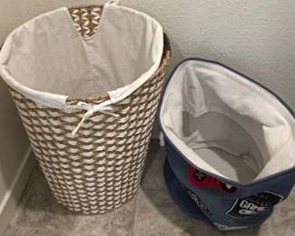 Woven Laundry Baskets with Liners