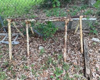 metal saw horses