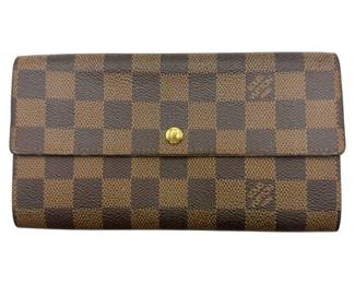 Louis Vuitton Damier Ebene Sarah Wallet