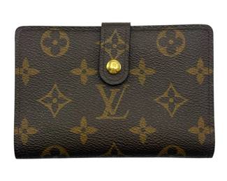 Louis Vuitton Monogram Canvas Snap Closure Wallet