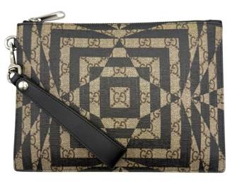 Gucci Brown Ophidia GG Supreme Sherry Line Leather Card Case