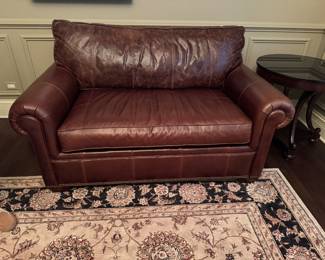 Leather Loveseat Sleeper 