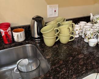 Crate & Barrel Coffee Mugs, 