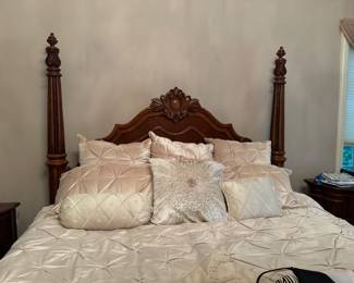 King Size Bed Frame, Gorgeous BedCoverings and more 