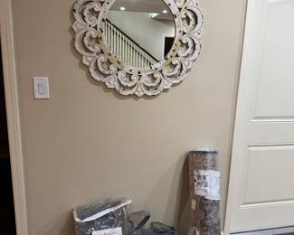 Wall Mirrors, Rugs 