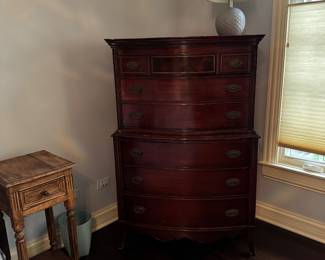 Vintage Mahogany Chest on Chest 