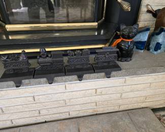 Train Christmas stocking holder