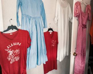 Vintage Nightgown, Vintage 70's tshirts