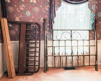 Spindle Bed, Brass Bed