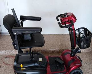 Red Electric Scooter