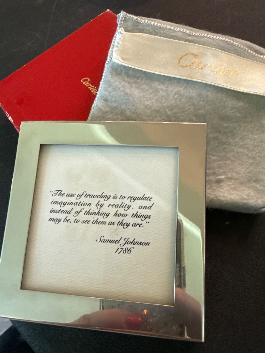 Cartier Pewter Frame/Original.Pack.