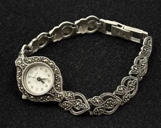 silver watch