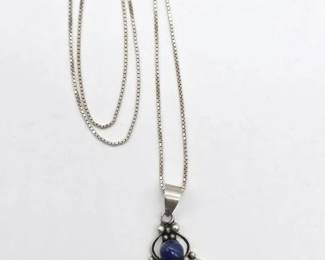silver necklace