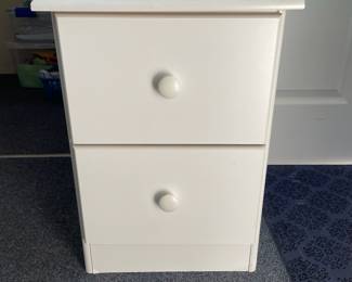 H23 - $25. 2 Drawer Cabinet. 16 W by 15.75 D by 22 T 