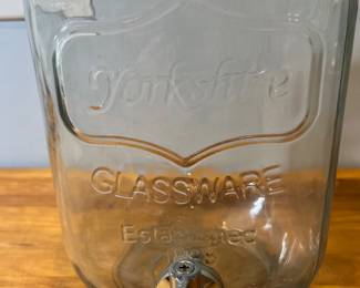 H83 - $25. Yorkshire Glassware drink Dispenser