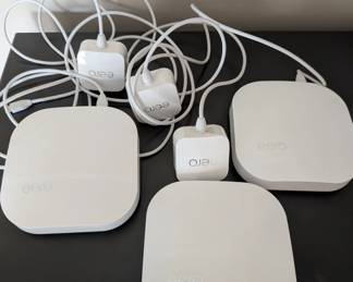 H69 - $35. Eero Routers 3 pack. Model number B010001. 