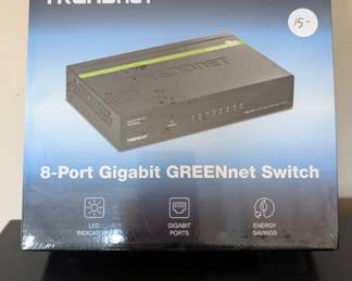 H66 - $15. Trendnet 8-Port Gigabit Greennet Switch. New in Package. 