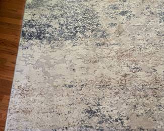 H13 - $75. Large Machine Washable Area Rug. Measures 106.5" x 142" (almost 9' x 12')