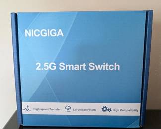 H61 - $40 - 2 Available. Nicgiga 2.5G Smart Switch.  