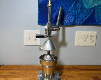 H100 - $60. Manual Juice Presser. Measures 19.25 T 