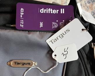 H71 - $35. Brand new  with tags. Targus Backpack 