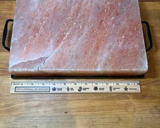 H77 - $25. Salt Block #3. Measures 12" x 8" x 2". 