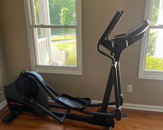 H18 - $1,700. Life Fitness x3i Elliptical Cross-Trainer. 80" long  x 62" tall. 