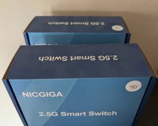H61 - $40 - 2 Available. Nicgiga 2.5G Smart Switch.  