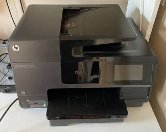 H21 - $75. HP OfficeJet Pro 8620. (Print, copy, scan, fax, Web, wireless) Measures 20 W by 16.5 D by 12.5 T 