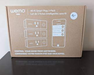 H70 - $10. Wemo Mini Wi-Fi Smart Plug 3 pack 