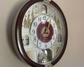 H20 - $125. Seiko “Melodies in Motion” Clock with Swarovski Crystals. Measures 15.5 W by 17 T 