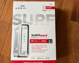 H93 - $50. Arris Surfboard cable modem. Model #SB8200