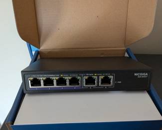 H61 - $40 - 2 Available. Nicgiga 2.5G Smart Switch.  