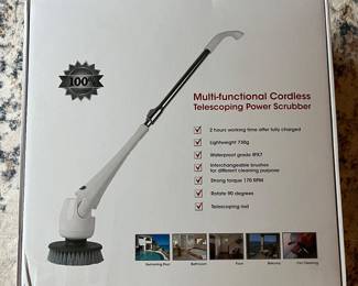 H72 - $25. Cordless Telescoping Power Scrubber. 