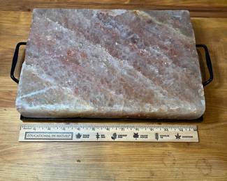 H76 - $25. Salt Block#2. Measures 12" x 8" x 2". 