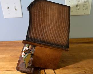 H42 - $180. VTG BlackForest Handcrafted Chalet Cuckoo Clock. Made in Germany by Hones. 