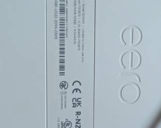 H58 - $30. Eero Pro 6E Model #S010001.