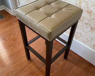 H14 - $40. Bar Stools (Pair). Measures 16.5 W by 16.5 D by 29.75 T